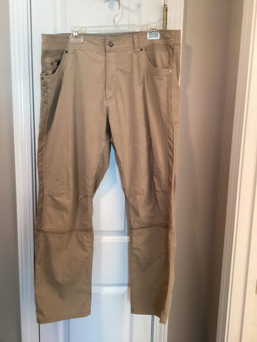 KUHL Radikl Pants Mens 38x30 Khaki Stretch Hiking Workwear Camping Outdoor
